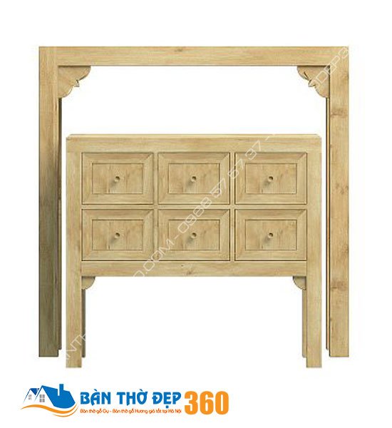 Mẫu bàn thờ đẹp nhất dáng đứng hiện đại tại Quận Đống Đa