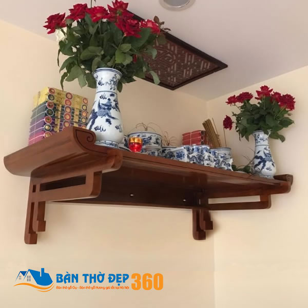 Bàn thờ treo tường to đẹp, hiện đại 2022
