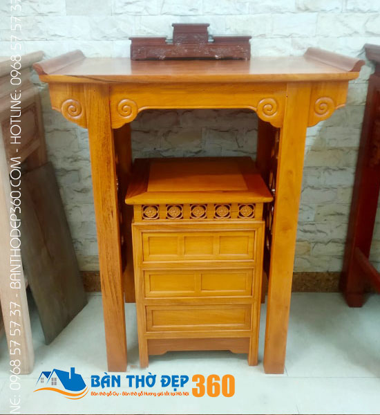 Bàn thờ đứng đẹp - Các mẫu bàn thờ đẹp nhất Hà Nội