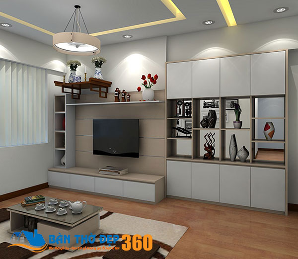 mẫu bàn thờ treo tường cho nhà chung cư