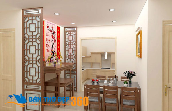 Đặt bàn thờ nhà chung cư theo quy tắc nhất vị nhị hướng