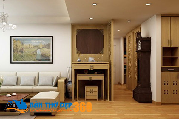 Bàn thờ nhà chung cư phải sạch sẽ