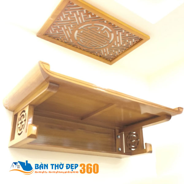 Bàn thờ treo tường chung cư Hà Nội đẹp nhất hiện nay!
