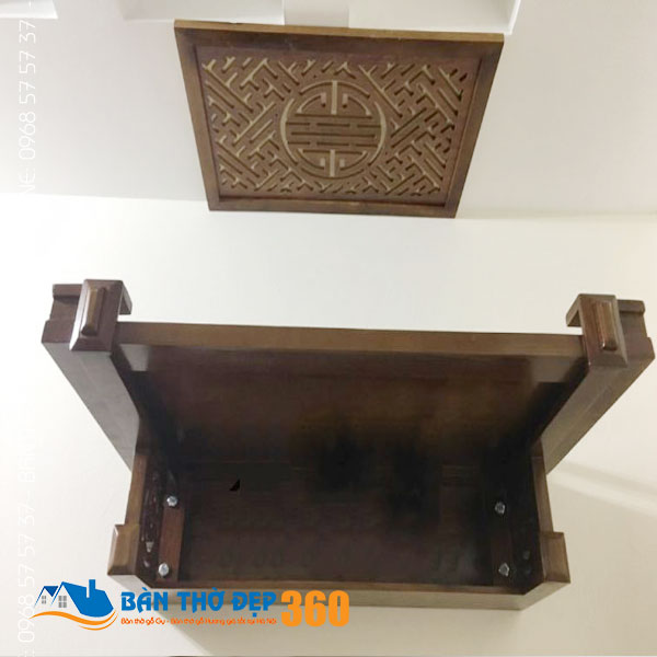 Cung cấp bàn thờ treo tường gỗ mít giá rẻ tại Hà Nội