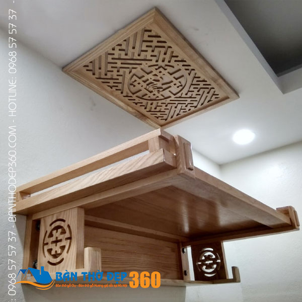 Mua bàn thờ treo tường ở hà nội đẹp hợp phong thủy nhà bạn!