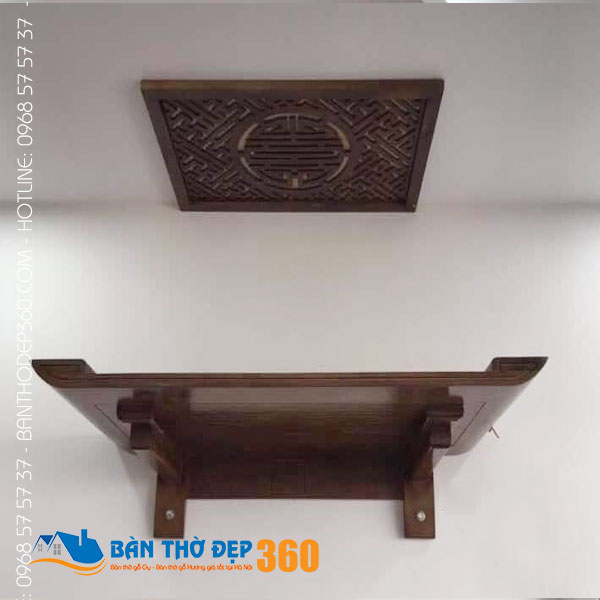 Sản xuất bàn thờ treo tường chung cư đẹp giá rẻ tại Hà Nội