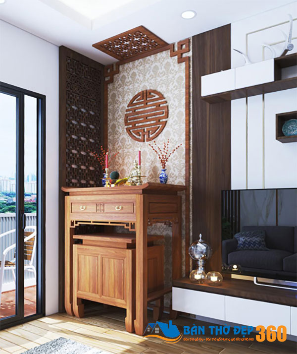 100+ mẫu bàn thờ tủ đứng Đẹp - Hiện đại - Hợp phong thủy 2020