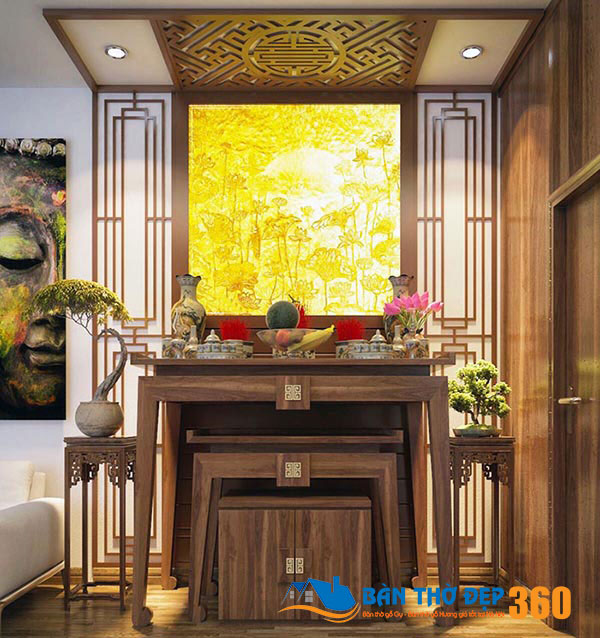 100+ mẫu bàn thờ tủ đứng Đẹp - Hiện đại - Hợp phong thủy 2020