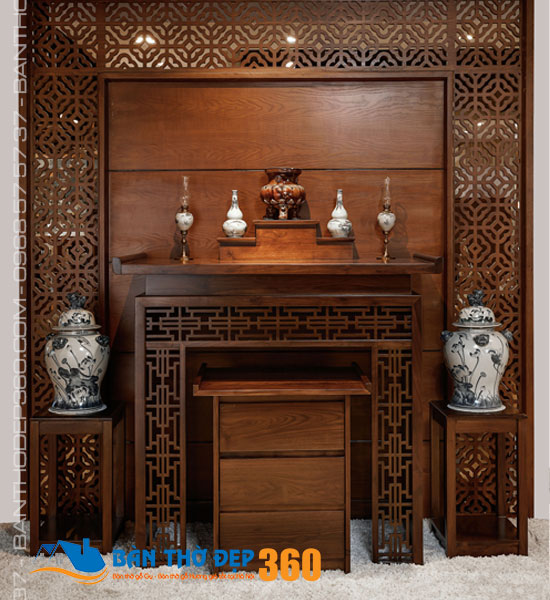 100+ mẫu bàn thờ tủ đứng Đẹp - Hiện đại - Hợp phong thủy 2020