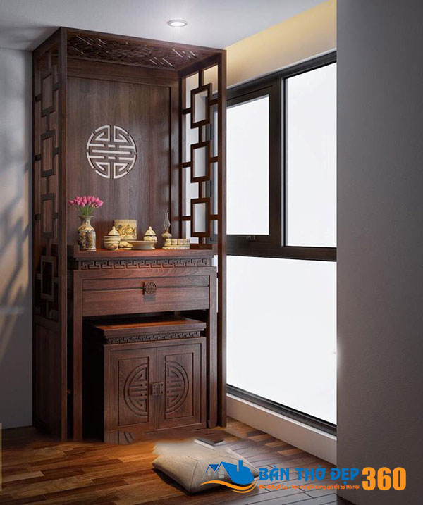 Vách ngăn bàn thờ hiện đại