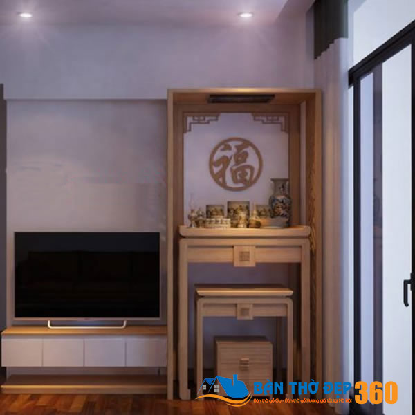 Bàn thờ hiện đại - đồ thờ phong thủy