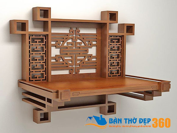 Địa chỉ bán bàn thờ chung cư hiện đại, chuẩn kích thước lỗ ban tài lộc
