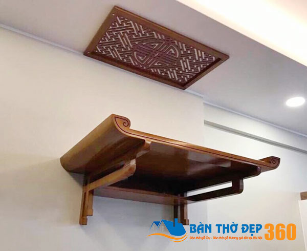 Địa chỉ bán bàn thờ chung cư hiện đại, chuẩn kích thước lỗ ban tài lộc