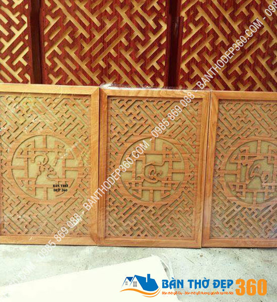 Bán Tấm chống ám khói bàn thờ kích cỡ 61x123cm Màu Nâu