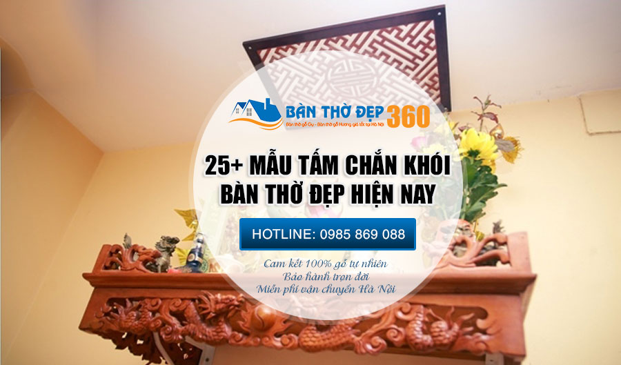 TOP 25 Mẫu Tấm Chống Ám Khói Hương Bàn Thờ phong thủy