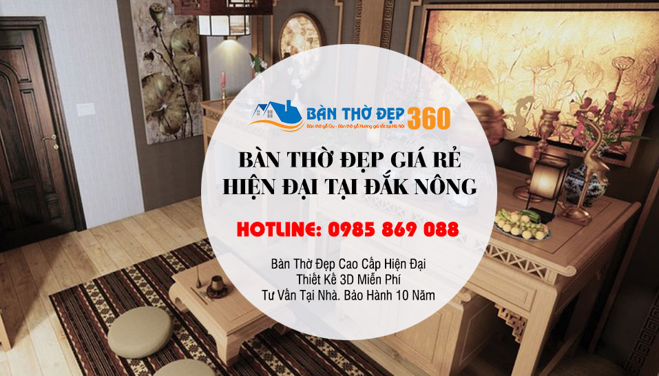799+ Mẫu bàn thờ gỗ tự nhiên đẹp hiện đại nhất tại Đắk Nông