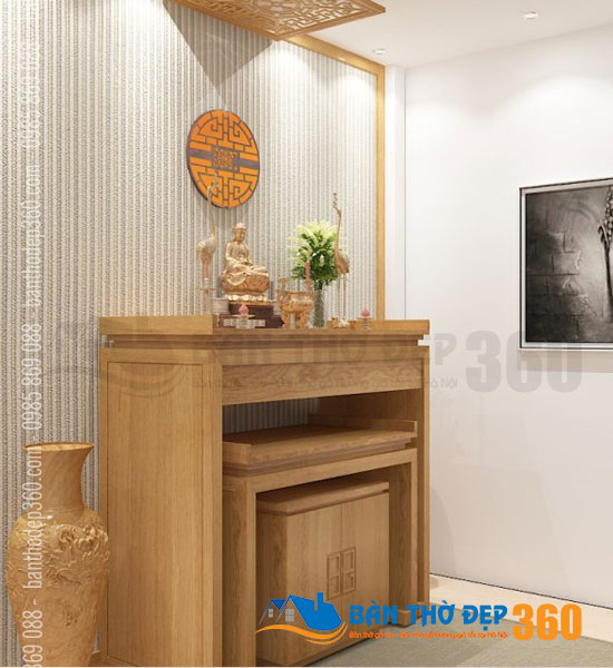 Các mẫu thiết kế phòng thờ bàn thờ chung cư Quận 11 HCM