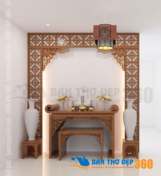 Báo giá thiết kế phòng thờ, bàn thờ chung cư Quận 4 HCM