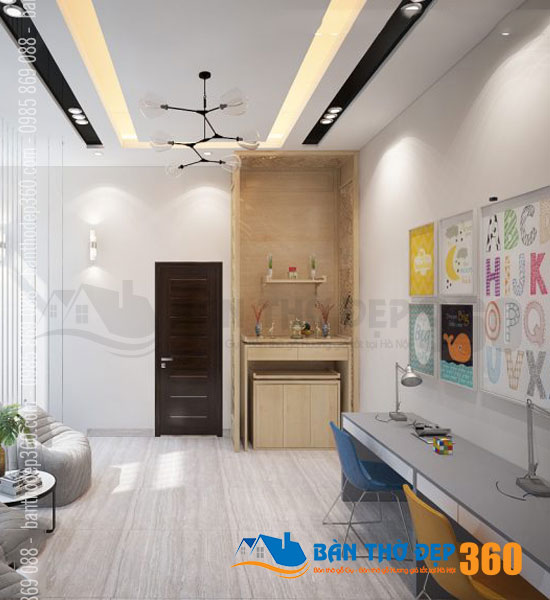 Thiết kế mẫu phòng thờ gia tiên đẹp tại Quận Bình Thạnh