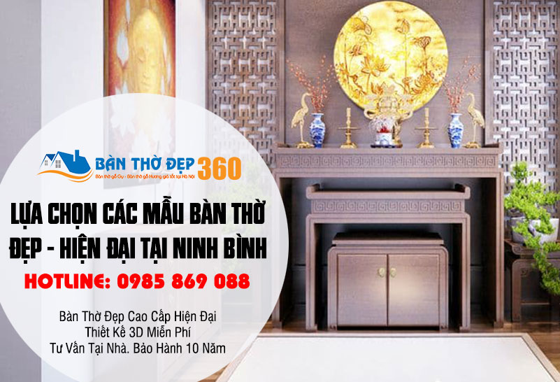 380+ Mẫu Bàn Thờ Chung Cư Hiện Đại Đẹp tại Ninh Bình