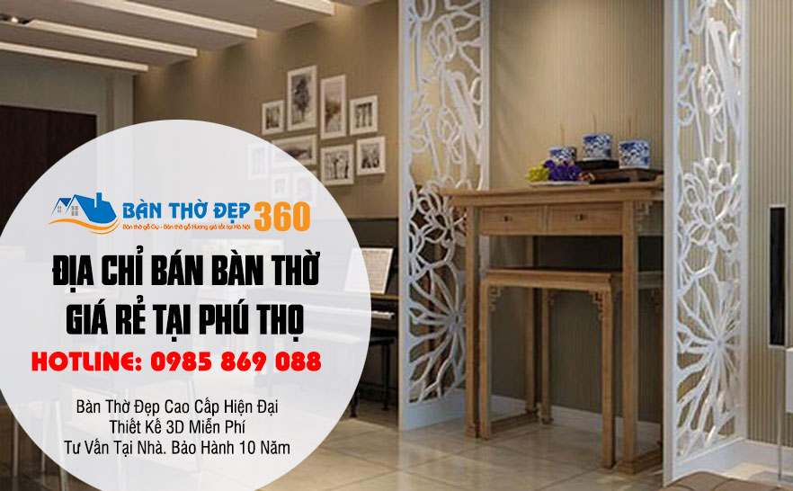 Top 20 Mẫu bàn thờ tại Phú Thọ đẹp hiện đại bán chạy nhất!
