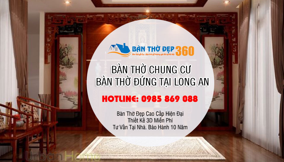 Bàn Thờ, Tủ Thờ Gỗ Đẹp Giá Rẻ Long An Giảm 30%