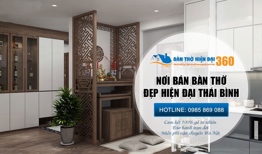 Top các mẫu bàn thờ, sập thờ đẹp tại Thái Bình hiên nay!