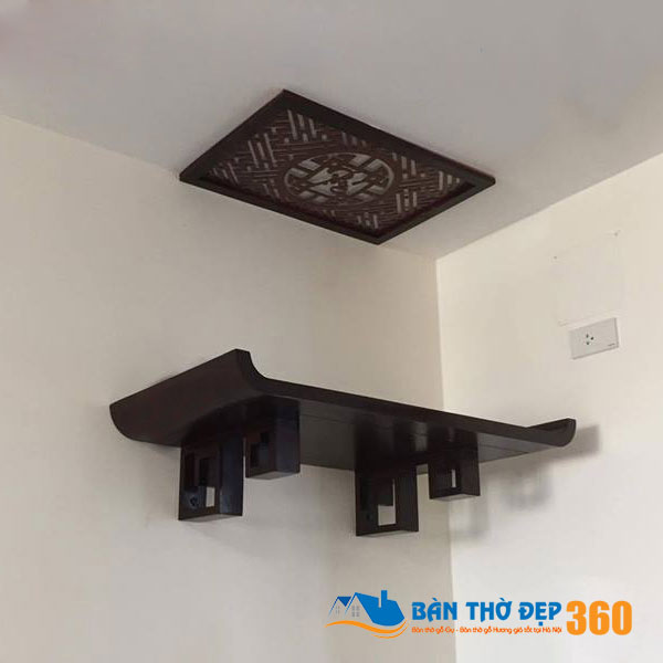 Bàn thờ gỗ mít treo tường