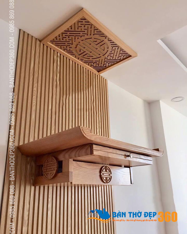 Chiều Cao Bàn Thờ Treo Tường Chuẩn Phong Thủy