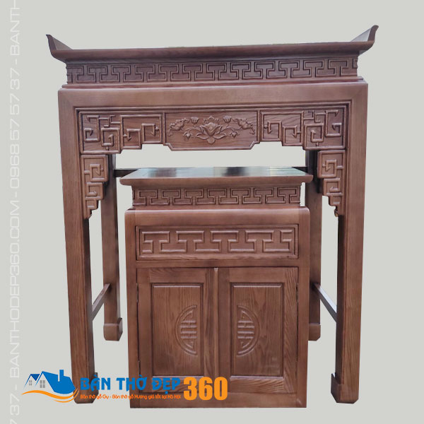 Sập thờ cao cấp gỗ đẹp – Bàn thờ đứng tại Hà Nội