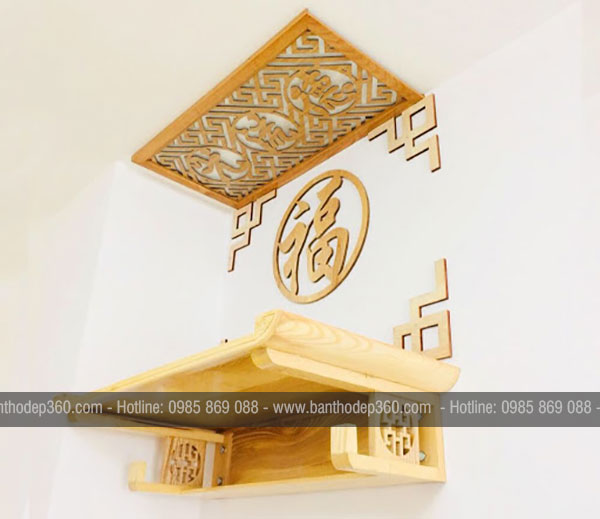 Kích thước ban thờ treo tường theo phong thủy