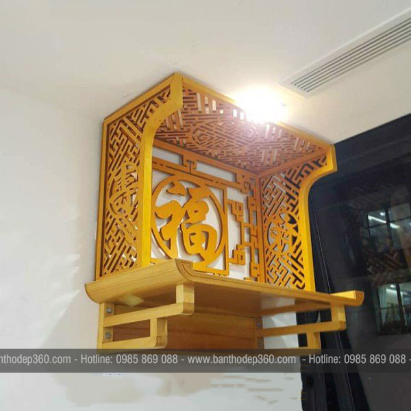 Lựa chọn kích thước bàn thờ treo tường theo thước lỗ ban