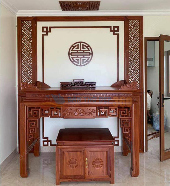 mẫu bàn thờ đứng đẹp hiện đại