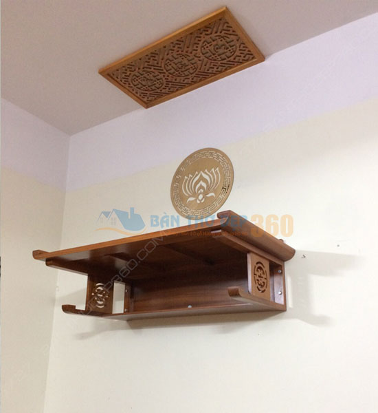mẫu bàn thờ treo tường
