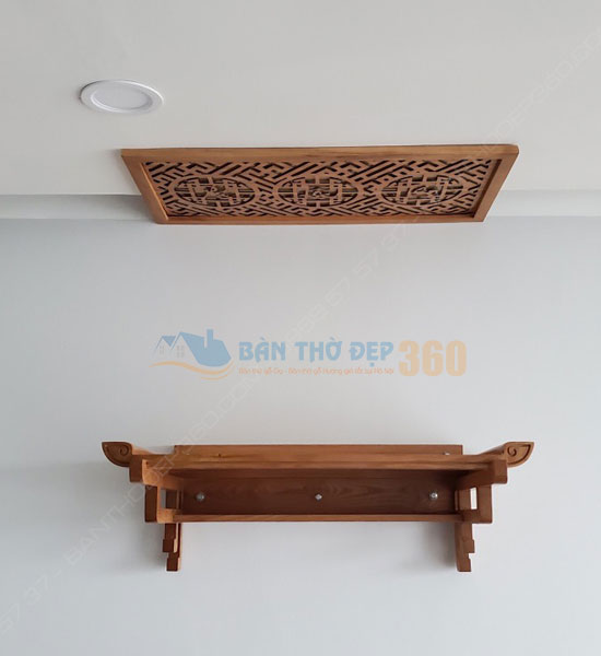 mẫu bàn thờ treo tường đơn giản