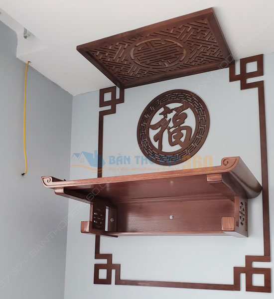 trang trí bàn thờ treo tường