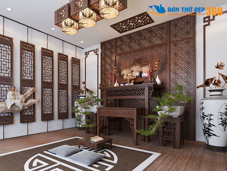 Cách bố trí phòng thờ cho nhà cấp bốn, thiết kế phòng thờ