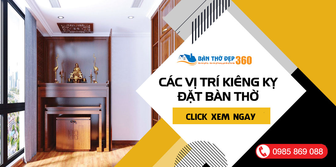 Top 9 vị trí kiêng kỵ không nên đặt bàn thờ tránh tai ương!