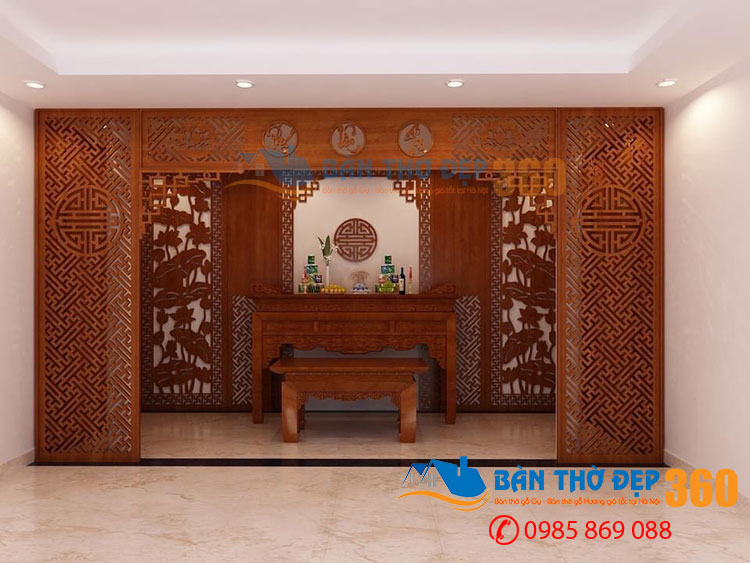 Chọn kích thước bàn thờ chung cư ra sao?