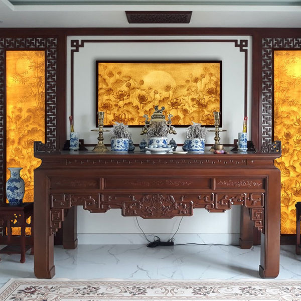 Mẫu bàn thờ đứng BTD68