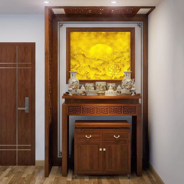 bàn thờ đứng hiện đại