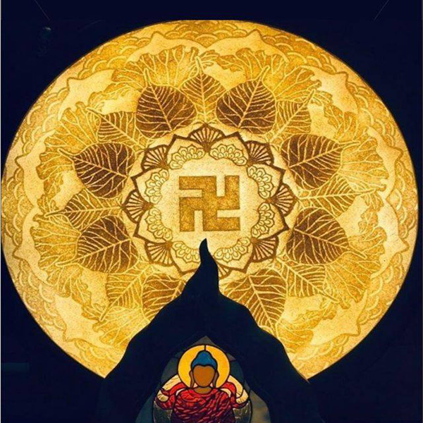 tranh trúc chỉ chữ phúc