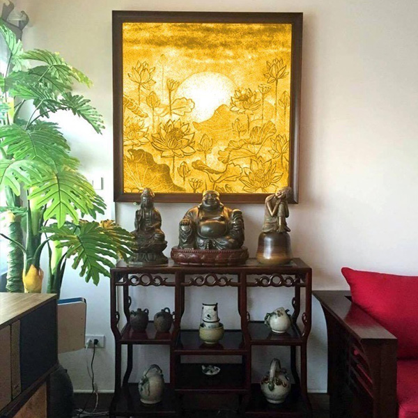 chất liệu tranh trúc chỉ