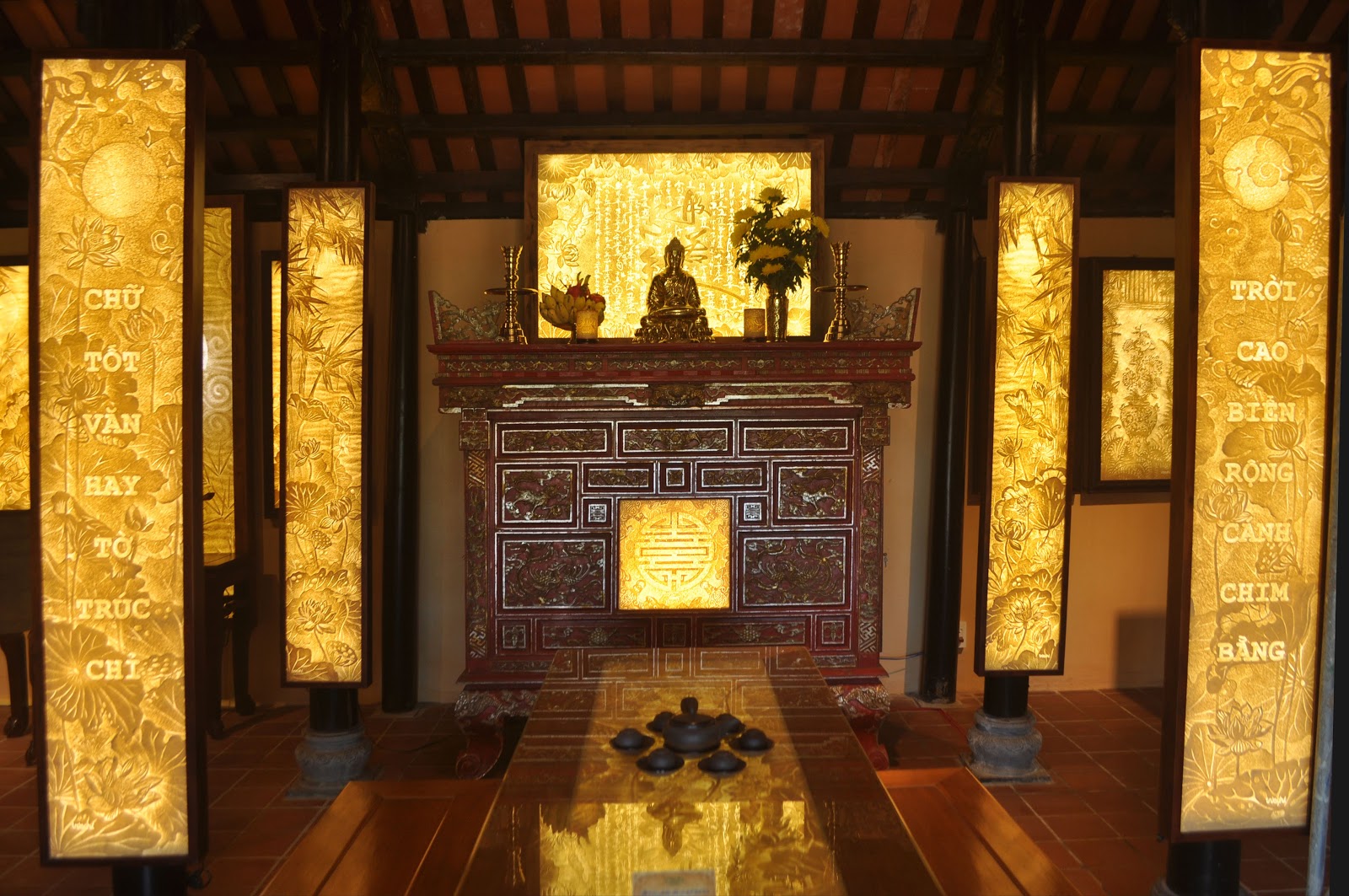 kích thước tranh trúc chỉ