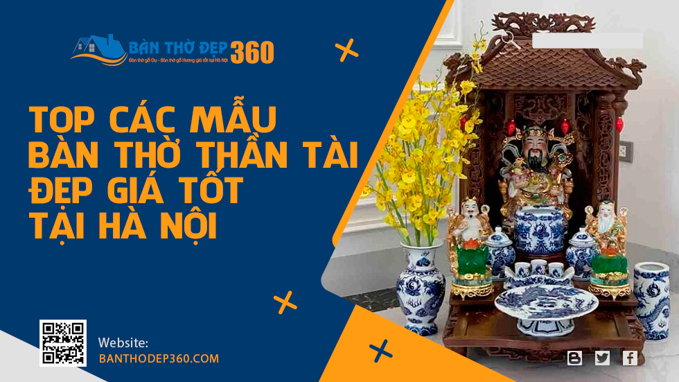 Top các mẫu bàn thờ thần tài đẹp giá tốt tại hà nội