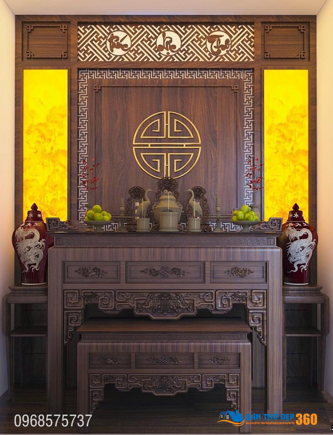 Top 10 bàn thờ hiện đại chung cư đẹp nhất hiện nay!