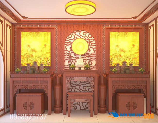 Top 10 bàn thờ hiện đại chung cư đẹp nhất hiện nay!