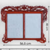 Khung ảnh thờ bằng gỗ cao cấp kích thước 46x56cm