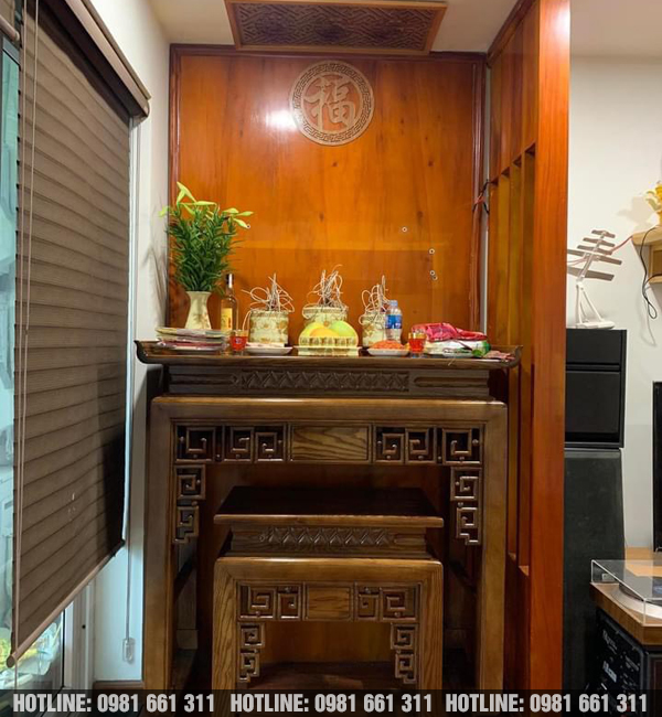 Kích thước bàn thờ đứng chung cư hợp phong thủy gia chủ!
