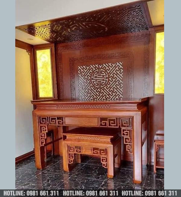 chiều cao đóng bàn thờ đứng